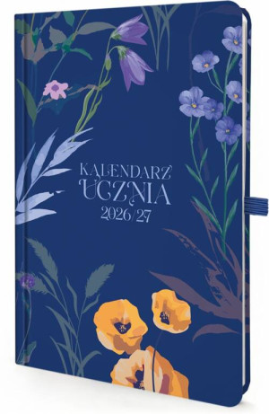 Kalendarz 2026/27 A5 Ucznia Tygodniowy Niebieski