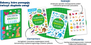 Teczka edukacyjna Koncentracja 3-4 lata Kapitan...