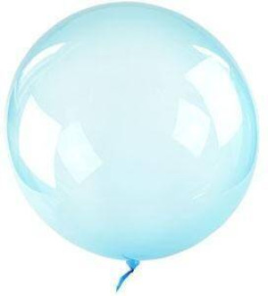 Balon Bubble niebieski
