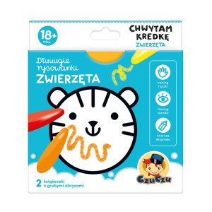 CzuCzu. Zwierzęta. Dłuuugie rysowanki. Chwytam kredkę