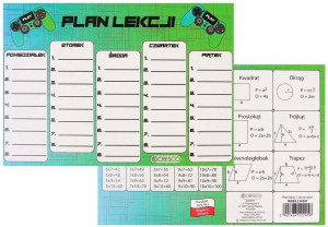 Plan lekcji A5 Pad (25szt)