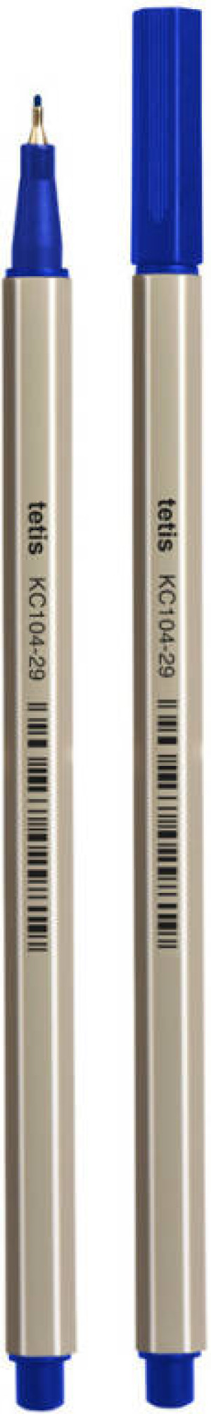 Cienkopis 0.7mm. Heksagon. Niebieski