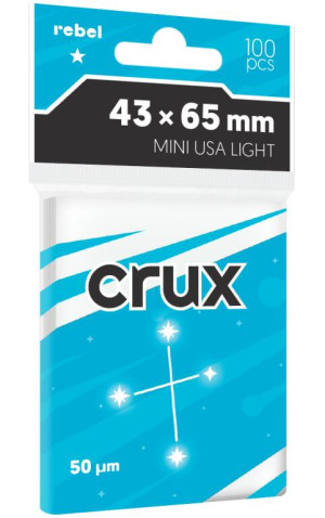 Koszulki na karty Rebel (43x65 mm) Crux Light, 100 sztuk