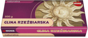Glina rzeźbiarska. Naturalna 500g
