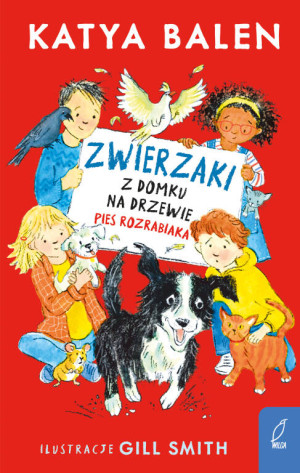 Pies rozrabiaka. Zwierzaki z domku na drzewie
