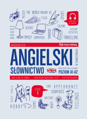 Angielski w tłumaczeniach. Słownictwo część 1 + mp3. Poziom A1-A2