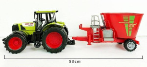 Traktor z mieszalnikiem