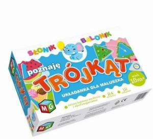 Poznaję trójkąt. Układanka dla maluszka