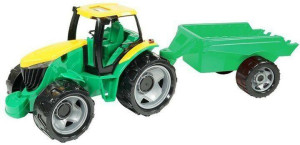 Lena Gigant. Traktor z przyczepką