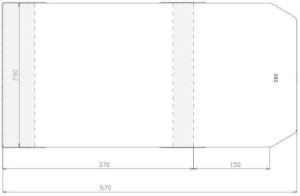 Okładka regulowana 280x520mm (50szt)