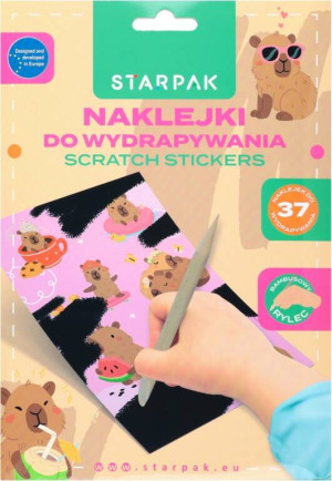 NAKLEJ DO WYDRAP KAPIBARA 180X260/5ARK STK 12/24