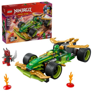 LEGO® Ninjago. Samochód wyścigowy Lloyda z napędem typu pull-back. 71828