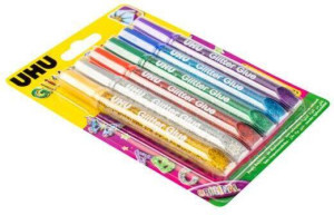 Klej z brokatem 6x10 ml Glitter Glue Original