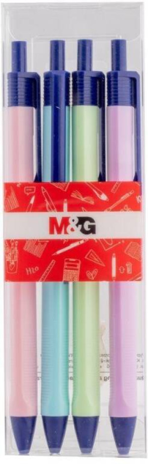 Długopis żelowy 0.7mm nieb pastel M&G
