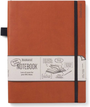Bookaroo. Notatnik Journal duży, brązowy