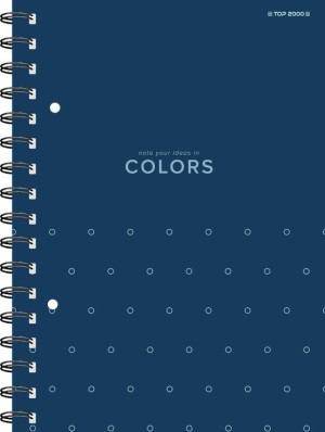 Kołozeszyt A5 100k. Top 2000 Colors niebieski