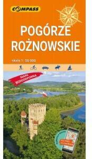 Pogórze Rożnowskie. Mapa turystyczna 1:50 000