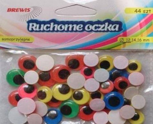 Ruchome oczka, kolorowe