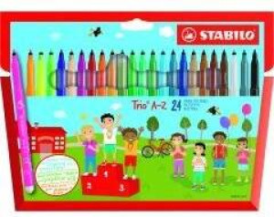 Flamastry. Trio A-Z. 24 kolory
