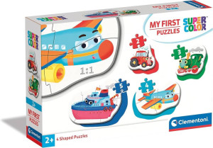 Clementoni. Moje pierwsze puzzle. Transport