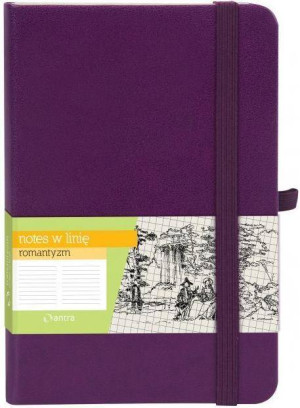 Notes A6 Linia Romantyzm Fiolet ANTRA