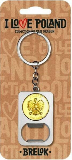 Brelok I love Poland: Polska