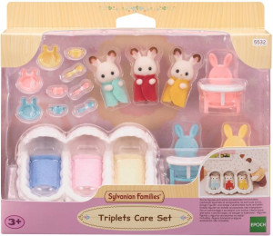 SYLVANIAN Trojaczki Króliczków z czekoladowymi uszami