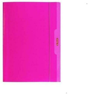 Teczka A4 z gumką różowy Color Blocking