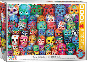 Puzzle 1000 Traditional Mexican Skulls
