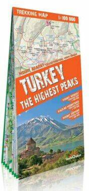 Trekking map Turcja najwy. szczyty 1:100 000 mapa