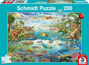 Puzzle 200. Świat dinozaurów. G3