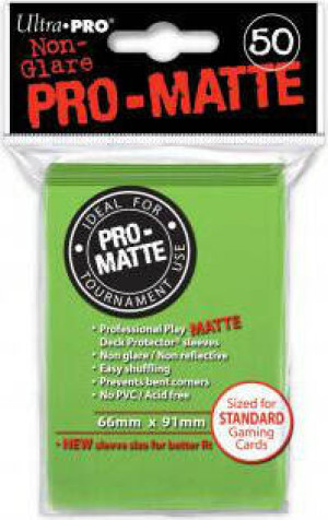 ULTRA-PRO Deck Protector - Pro-Matte Non-Glare Lime Green (Limonkowy) 50 szt.