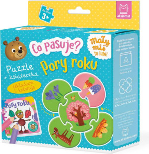 Co pasuje?. Pory roku. Puzzle + książeczka