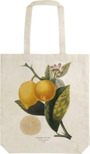 Torba bawełniana. Shopperka. Cytryna
