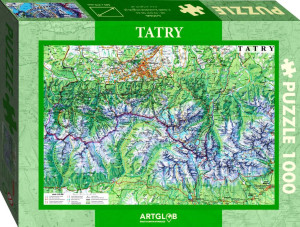 Puzzle 1000. Tatry mapa turystyczna 1:50 000