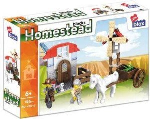 Klocki konstrukcyjne Alleblox Farma Homestead 183 elementów