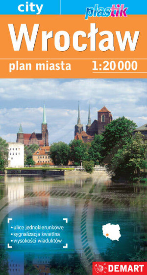 Wrocław. Plan miasta w skali 1:20 000