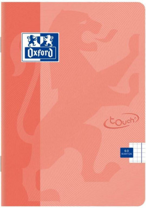 Zeszyt Touch Pastel. A4/60K kratka. 5 sztuk