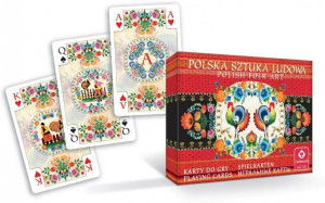 Karty do gry Polska Sztuka Ludowa podwójne