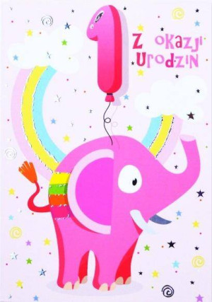 Kartka okolicznościowa: Urodziny Roczek