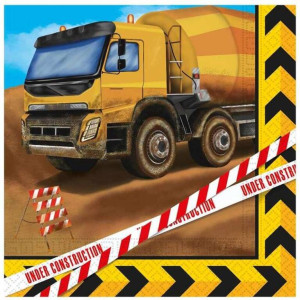 Serwetki papierowe Construction 33x33cm