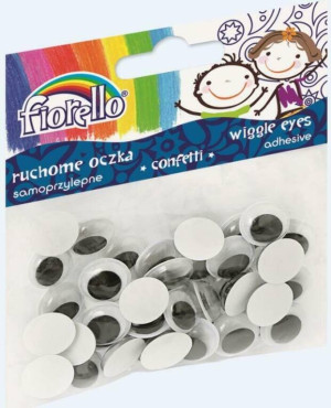 Fiorello. Confetti oczka samoprzylepne