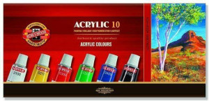 FARBY ACRYLOWE 162703 KPL. 10 KOL.X 16ML