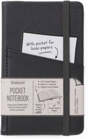 Notatnik A6. Bookaroo. Journal Pocket. Czarny