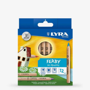 Kredki Ferby Natura 12 kolorów LYRA