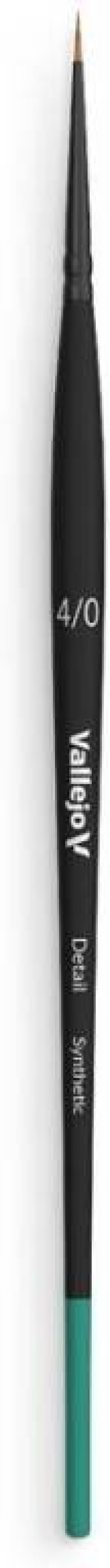 Vallejo: B02040 - Detail - Round Brush - Synthetic 4/0