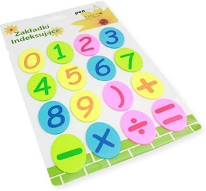 Zakładki indeksujące Znaki matematyczne