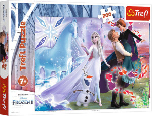 Trefl. Puzzle 200. Magiczny świat sióstr. Frozen 2