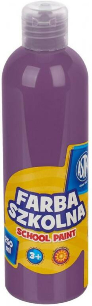 Farba szkolna. Śliwkowa