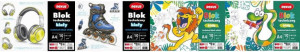 Blok techniczny biały A4/10K mix